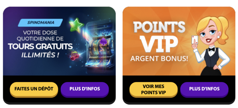 Bonus et Promotions Attractives